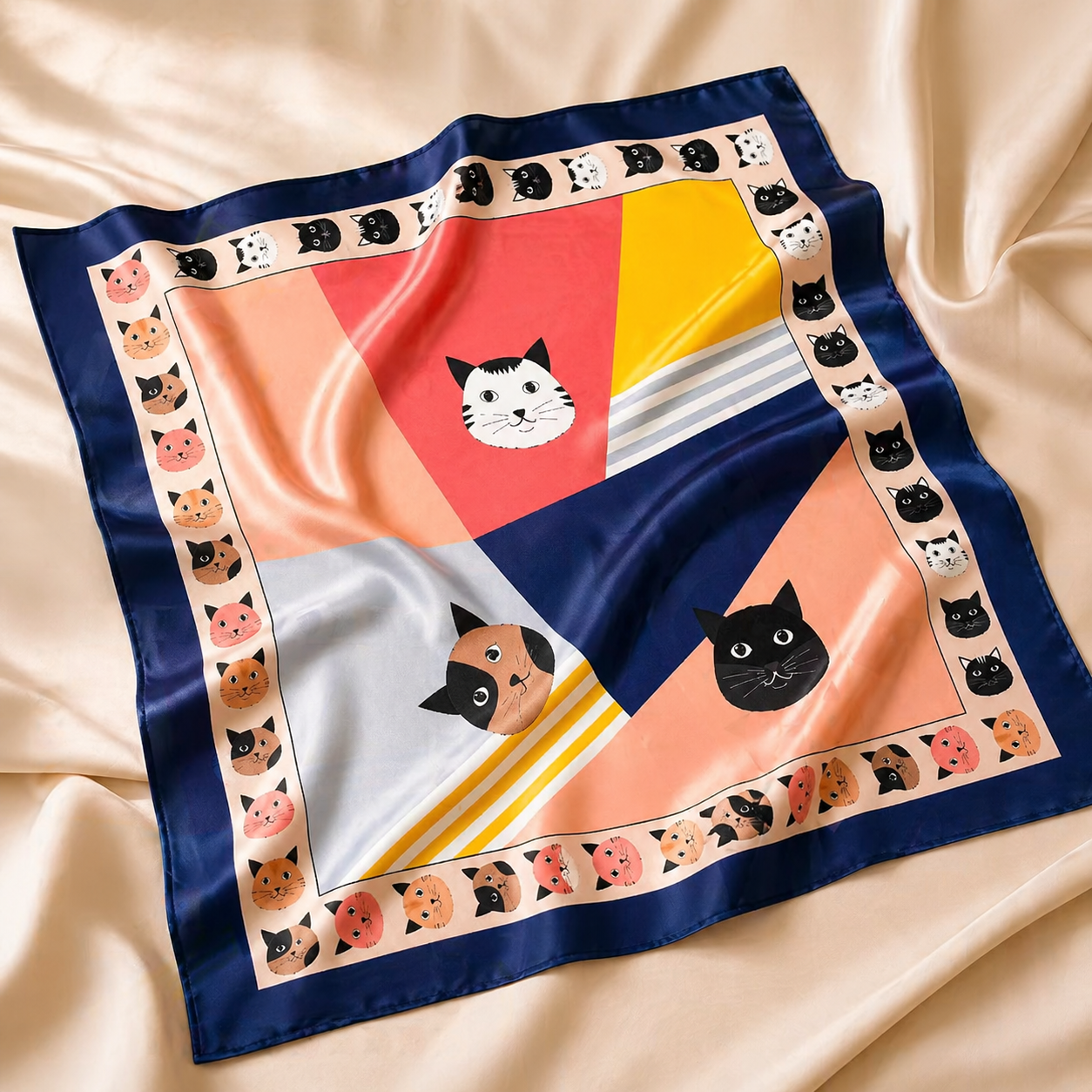 Lussa Silk Square Scarf