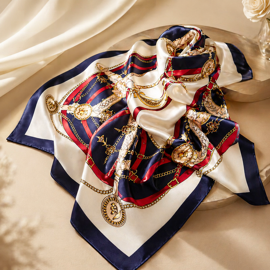 Lussa Silk Square Scarf