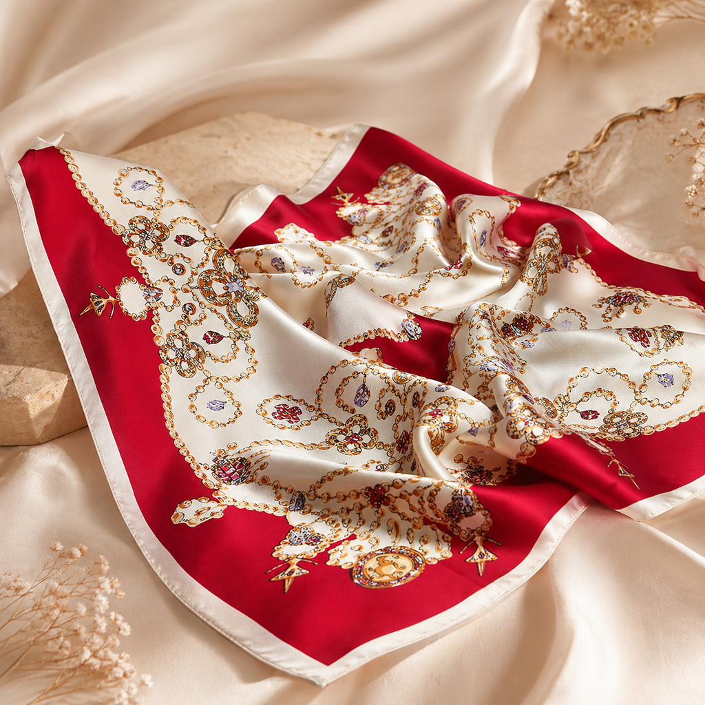 Lussa Silk Square Scarf